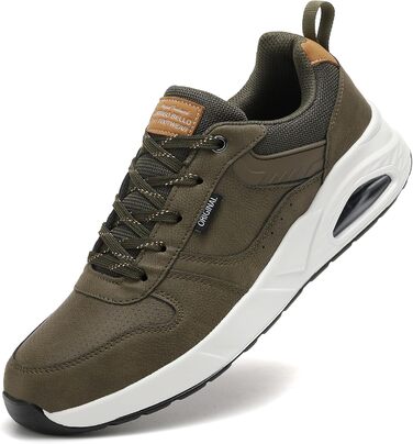 Sneaker TARELO для чоловіків: кросівки з повітряною подушкою, зручні спортивні кросівки для відпочинку, дихаючі, легкі, для тенісу, зелені, 44 EU