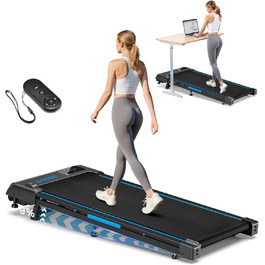 Walking Pad FOUSAE: Бігова доріжка для дому з регулюванням нахилу до 9%, потужність 2.5HP, LED-дисплей, керування з пульта та через додаток, подвійне амортизація, до 150 кг
