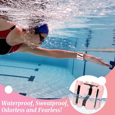 Набір манжет для ваги 2 шт. (0,46 кг кожна), регульовані ваги для зап'ястя, фітнес-браслети з вагою, ваги для ніг для танців, балету, пілатесу, кардіо, аеробіки, ходьби, зелені (рожеві)