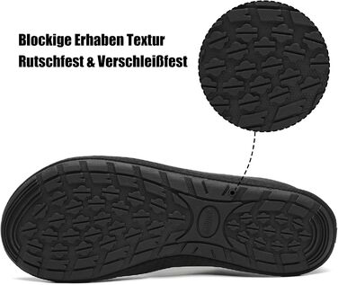 Чоботи для плавання Saguaro: чоловічі та жіночі, легкі, з неопрену, для пляжу, серфінгу, басейну, розмір EU 36-47 (Vanta Schwarz, 46/47 EU)