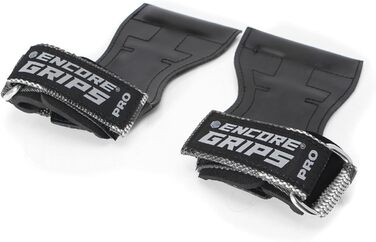 Лямки для силових тренувань та бодібілдингу Grip Pads з технологією обмотки та підтримкою долоні, сірий камуфляж (розмір S)