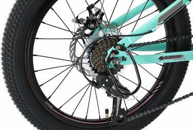 Дитячий гірський велосипед BIKESTAR 20 дюймів, 7 швидкостей Shimano, дискові гальма, для дітей від 6 років