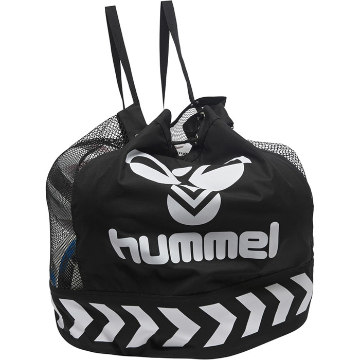 Сумка для м'ячів hummel Core Ball, для футболу, розмір L, чорна, для дорослих