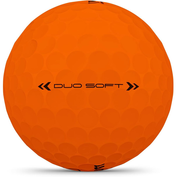 Гольф м'ячі Wilson Duo Soft, білий/червоний/оранжевий