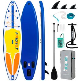Надувне SUP-борд FunWater: комплект з аксесуарами (весло, насос, рюкзак, лінія, водонепроникний мішок)