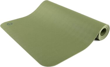 Йога-мат Bodhi ECO PRO 100% натуральний каучук, екологічний, антиковзкий, професійний для йоги та пілатесу, 185x60x0,4 см, зелений