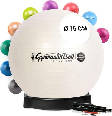 Фітбол Pezziball MAXAFE 42-75 см з підставкою та насосом