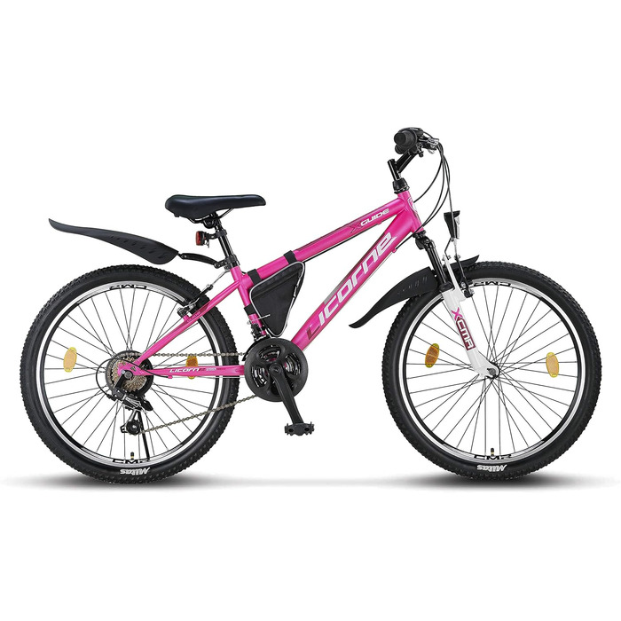 Гірський велосипед Licorne Bike Guide Premium 24'' для дітей та дорослих, 21 швидкість, підлітковий, жіночий, чоловічий