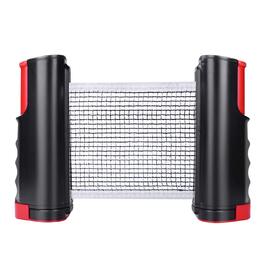 Сітка для настільного тенісу Sportout, регульована, знімається, замінна, для всіх типів столів, чорна