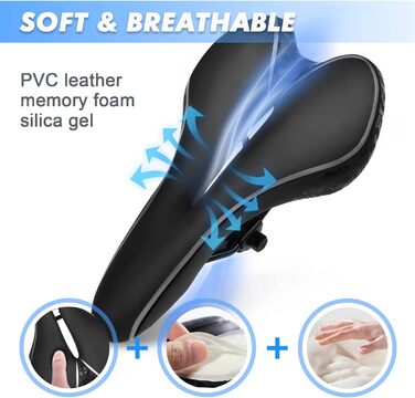 Зручний чоловічий велосипедний сідло з гелевим наповнювачем, MTB сідло для чоловіків та жінок, велосипедні сідла, порожнисте сідло для шосе, аксесуари для гірського велосипеда (стиль D)