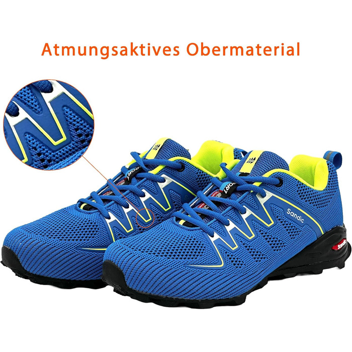 Чоловічі та жіночі трекінгові кросівки для хайкінгу та бігу. Зручні кросівки для активного відпочинку. Колір: чорний, зелений. Розмір: 43 EU