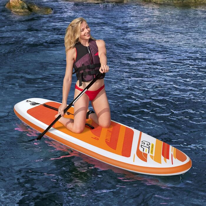 Надувна SUP-дошка Hydro-Force, комплект, різні розміри 2,4–3,8 м, весло, для водних видів спорту