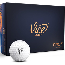 Гольф-м'ячі Vice Pro Plus, преміум, 12 шт.
