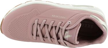 Кросівки жіночі Skechers UNO Shimmer Away Rose Gold (36.5 EU) - рожеві, Durabuck, Duraleather, сітка