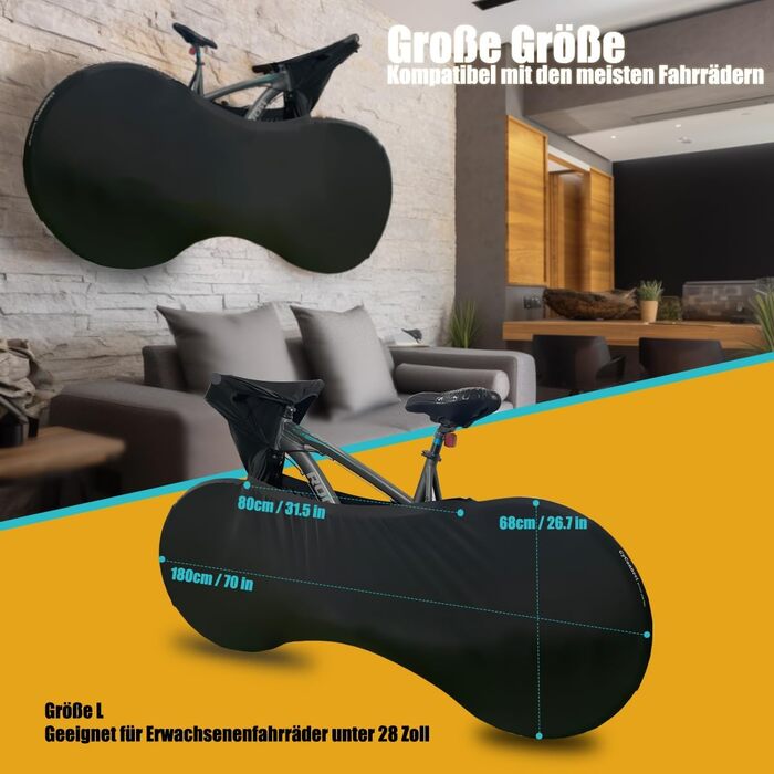Чохол для велосипеда Leica Gewebe04: еластичний, водонепроникний, для захисту від пилу та транспортування