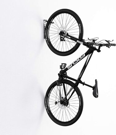 Кріплення для велосипеда на стіну Wellgro - сталевий тримач, гак, стійка - колір на вибір (срібний)
