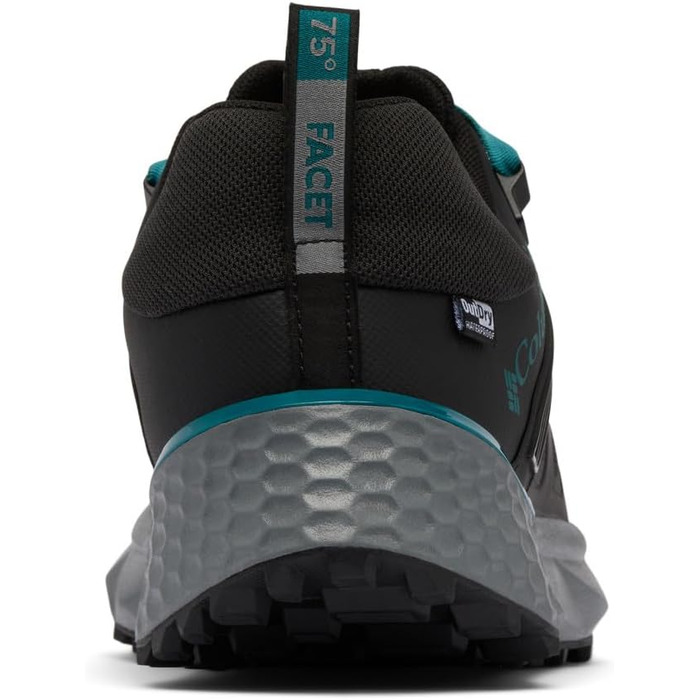 Черевики для трекінгу Columbia Facet 75 Outdry (Чорний, Синій) - Розмір 44.5 EU