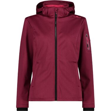 Жіноча куртка-софтшелл CMP з капюшоном та блискавкою, вітрозахисна Windstopper, колір Anemone Mel. (синій), розмір 38