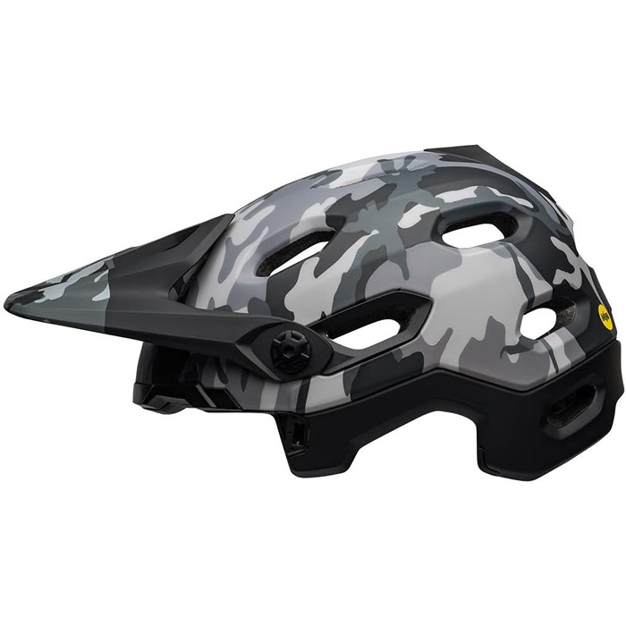 Велошолом BELL Super DH MIPS, розмір S (52-56 см), чорний камуфляж, матовий/глянцевий