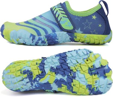 Дитячі аквашузи Hanani для плавання та відпочинку на пляжі (33 EU, блакитно-жовтий)