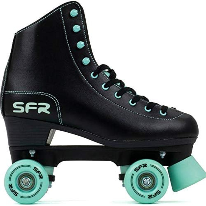 Роликові ковзани SFR Figure Rollschuhe для дітей та підлітків, чорно-м'ятного кольору