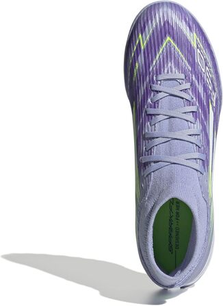 Жіночі футбольні бутси adidas F50 SPARKFUSION League Mid Turf 39 1/3 EU, фіолетовий, лимонний, пурпурний кольори