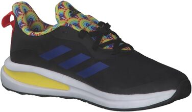 Кросівки Adidas Fortarun K для хлопчиків, розмір 38 2/3 EU, чорний/королівський синій/жовтий
