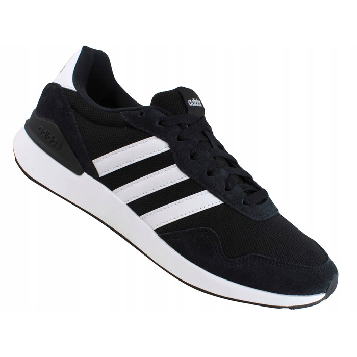 Чоловічі легкі спортивні кросівки adidas Run 60s 4.0, чорні, JR6622, 43 1/3