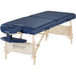 Масажний стіл Master Massage Coronado 76 см, складаний, портативний, для терапії, косметології, синій