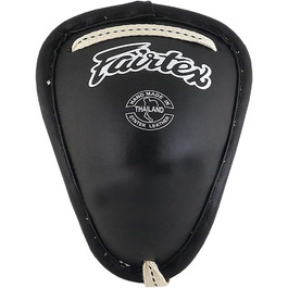Захист паху Fairtex для муай-тай, сталевий, чорний, суспензорій