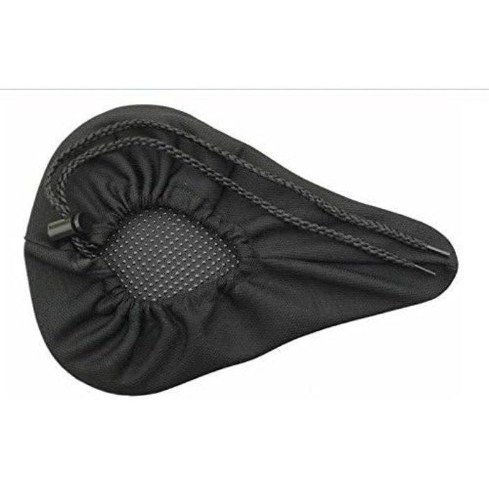 Велосипедне сідло Kany Gel - комфортне сідло з гелевим наповнювачем для гірського та шосейного велосипеда, чорне