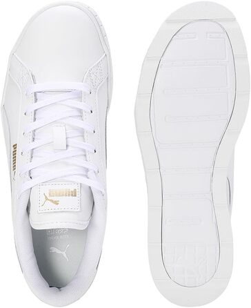 Жіночі футбольні бутси PUMA Karmen Wedge White (40.5 EU, White/White/Gold)