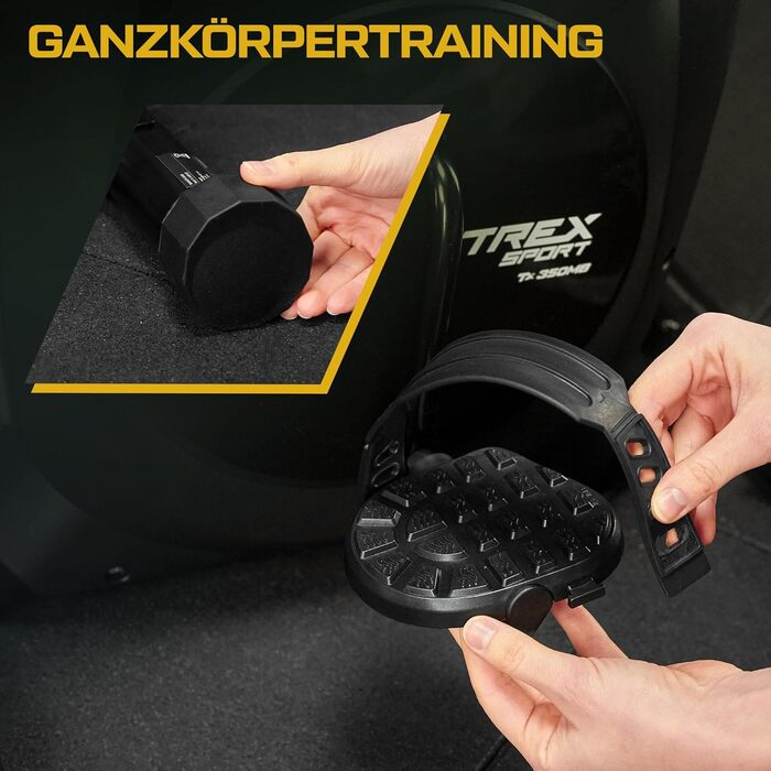 Велотренажер TREX SPORT TX-350MB RIZE, магнітний, 10 рівнів навантаження, пульсометр, 5 висот сидіння, до 120 кг, чорний