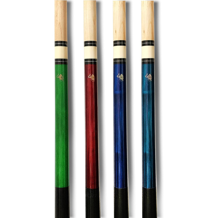 Набір з 4-х київ для більярду 'Tai ba cues', 58'', канадський клен, наконечник 13mm, вага 19oz-20oz, професійний