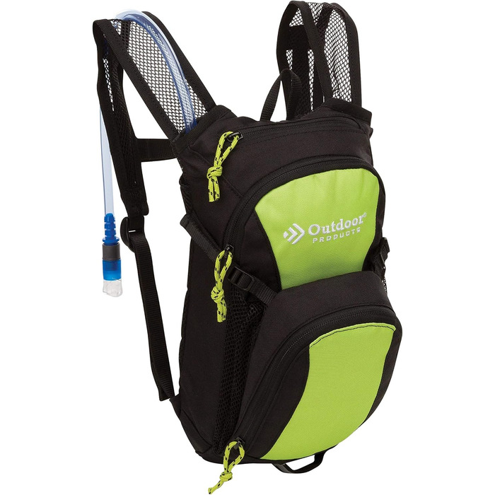 Рюкзак для пиття Outdoor Products Kaulquappe, чорний з фіолетовими тюльпанами