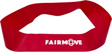 Еластичні стрічки FAIR Move для фітнесу та йоги, 100% натуральний латекс, 2 кг (червоний)