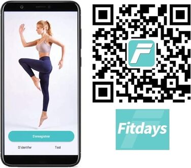 Ваги-аналізатор LITTLE BALANCE 8464 Cardio Connect 4 Classic, скло, білий, з вимірюванням імпедансу, підключення до смартфону