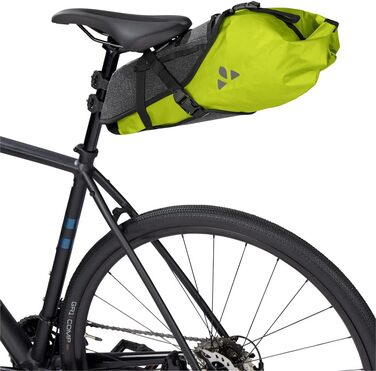 Сідло VAUDE Trailsaddle для велосипеда, яскраво-зелене/чорне, універсальний розмір, водонепроникне