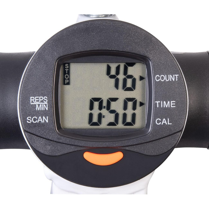 Еліптичний тренажер PEARL Sports Mini-Stepper з комп'ютером, дисплеєм та гумовими стрічками, до 100 кг. Для дому, фітнесу, пресування живота