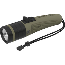 Ліхтар Cressi Hunt Torch 1600 Black - LED ліхтар для дайвінгу, риболовлі та пошуку під водою, 1600 люмен, водонепроникний IPX8, 100 м, унісекс