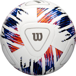 Футбольний м'яч Wilson NCAA Vivido Replica №5, біло-оранжево-фіолетовий