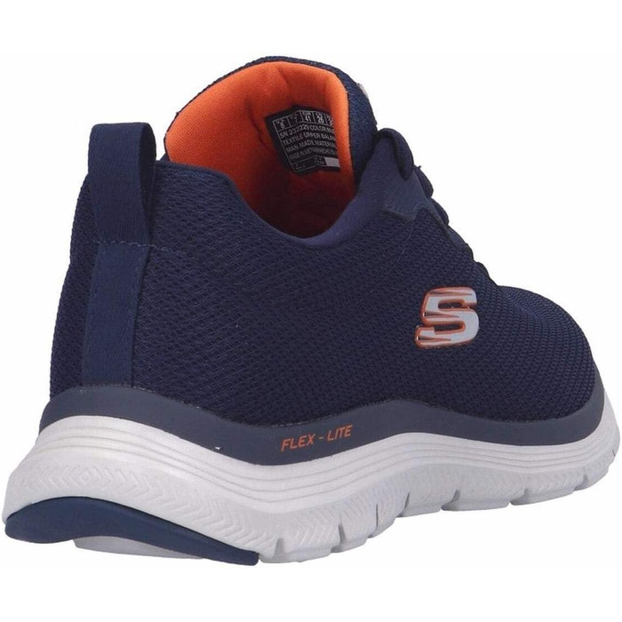 Чоловічі кросівки Skechers Flex Advantage 4.0 темно-сині (Navy) з сітки та PU, розмір 44 EU