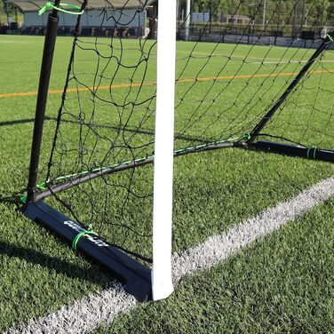 Футбольні ворота QUICKPLAY Kickster Pro 8x5' з базовою вагою для елітного тренування на газоні, твердих покриттях або траві [одне ворота]