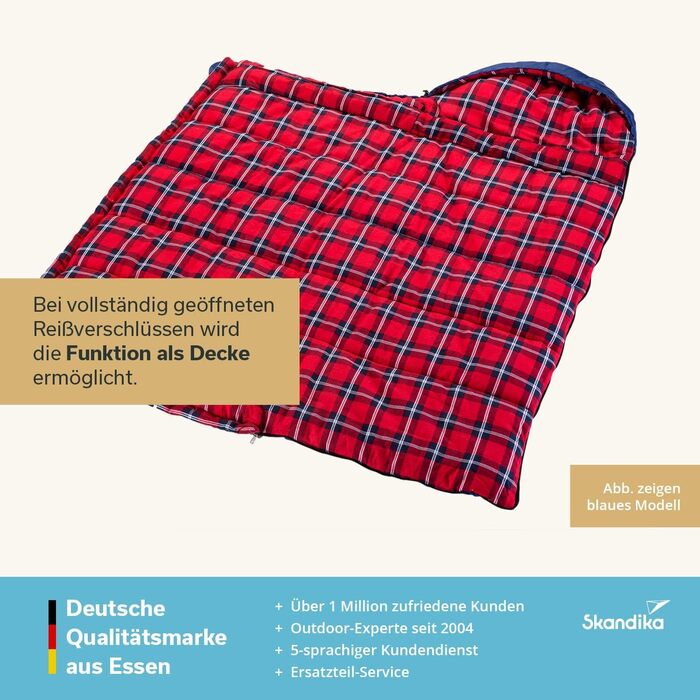 Спальний мішок для дітей Skandika Dundee Junior | Теплий, водонепроникний, 175 x 70 см, жовтий