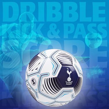 Офіційний футбольний м'яч Tottenham Hotspur, розмір 5, біло-синій, подарунок для фанатів