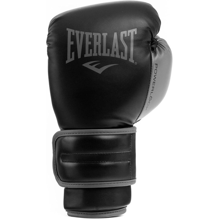Боксерські рукавички Everlast Powerlock 2 для тренувань, унісекс, чорні, 16oz