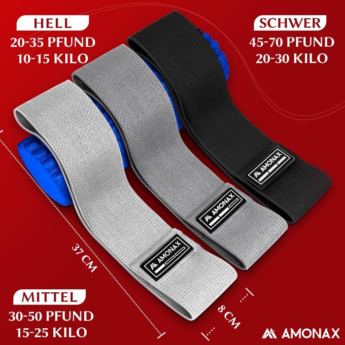 Фітнес-гумки Amonax для жінок, набір еластичних стрічок для тренувань, гумки для присідань, обладнання для схуднення вдома, спортивний інвентар для дому, чорний L