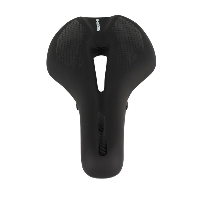 Гелеве велосипедне сідло VOID H-ROCKS — комфортне, чорне, для MTB