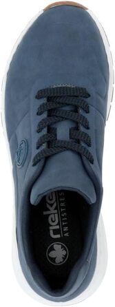 Кросівки жіночі Rieker M4903 Skater сині, 40 EU, широка колодка, з вийманою устілкою