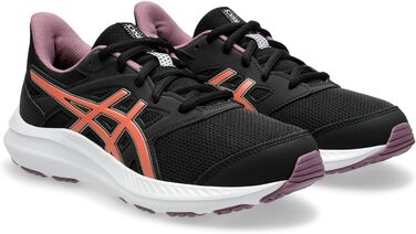 Дитячі кросівки ASICS Jolt 4 GS - чорний/пустезна червоний (37 EU)